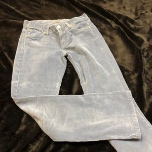 7 of mankind blue corduroy
